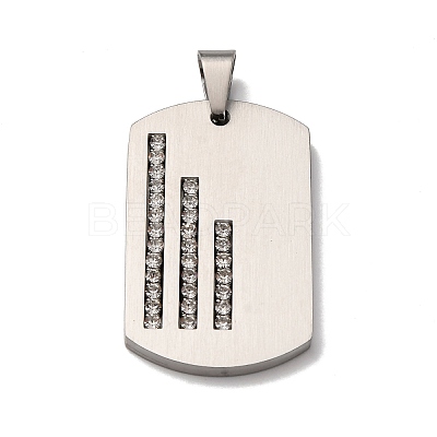 304 Stainless Steel Pendants STAS-F323-06P-1