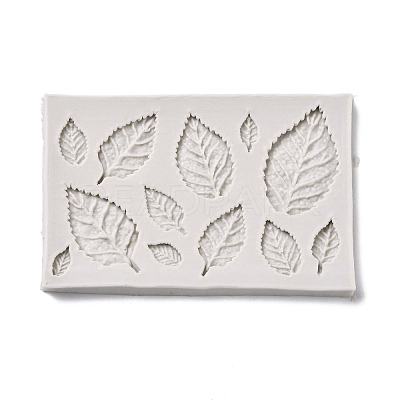 Leaf Food Grade Silicone Molds X-DIY-F100-01-1