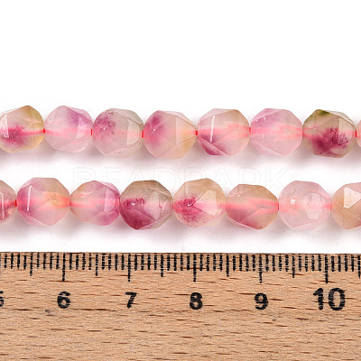 Dyed Natural White Jade Beads Strands G-T139-8mm-45T-1
