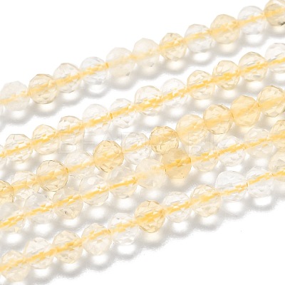 Heated Natural Citrine Beads Strands G-H266-14B-1