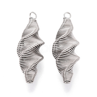 304 Stainless Steel Pendants STAS-T073-77P-1