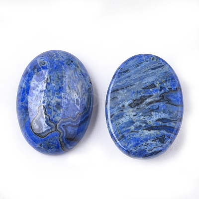 Natural Ripple Jasper Cabochons X-G-S346-04A-1