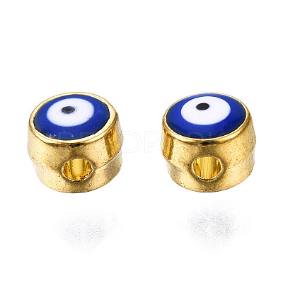Alloy Enamel Beads LS-ENAM-S117-01B-G-1