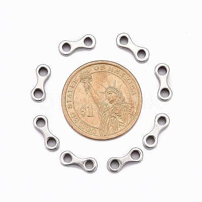Tarnish Resistant 201 Stainless Steel Bead Spacer Bars X-STAS-R064-41-1
