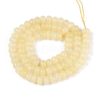 Dyed Natural White Jade Beads Strands X-G-T139-59A-15-1