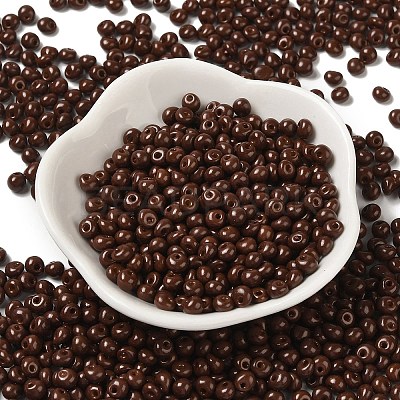 6/0 Opaque Baking Paint Glass Seed Beads X1-SEED-M012-02A-14-1