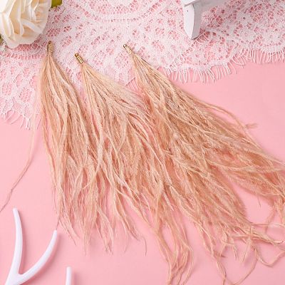 Ostrich Feather Tassel Big Pendant Decorations FIND-S302-08C-1