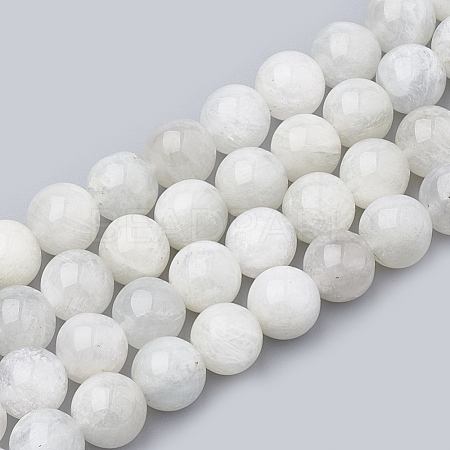 Natural Rainbow Moonstone Beads Strands G-S333-8mm-002-1