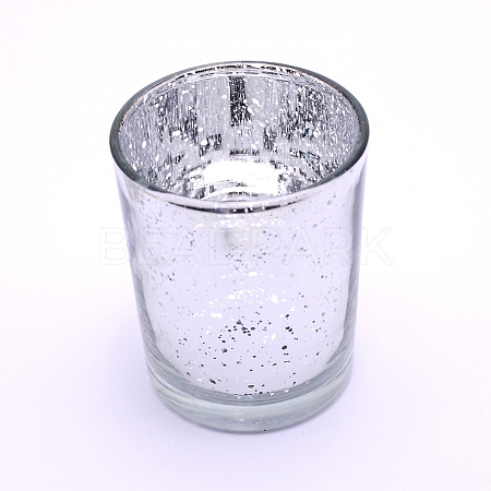 Plated Glass Candle Cups AJEW-WH0155-07C-1