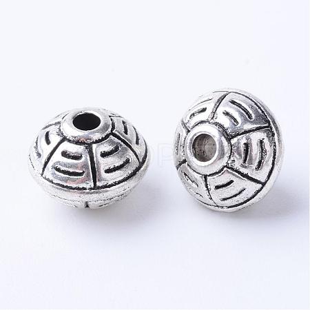 Tibetan Style Alloy Beads TIBE-Q063-136AS-NR-1
