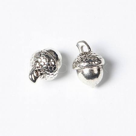 Autumn Theme Tibetan Style Alloy Pendants TIBEP-GC170-AS-RS-1