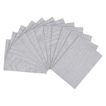 12Pcs Rectangle Glass Fiber Net Patches FIND-WH0428-09A-1