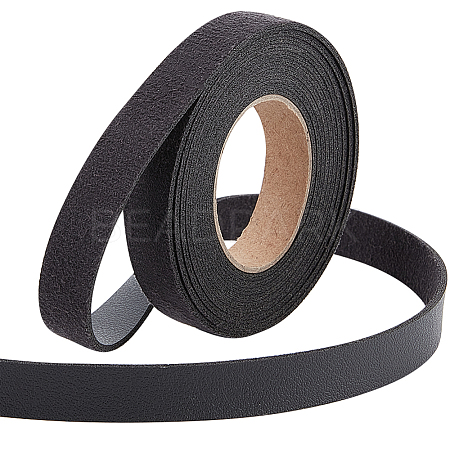 2M PVC Imitation Leather Ribbons SRIB-WH0011-126A-01-1