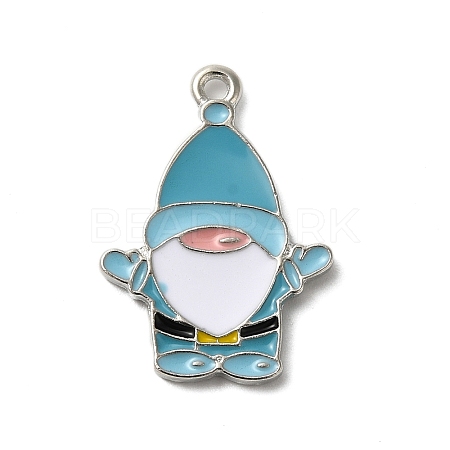 Winter Theme Alloy Enamel Pendants ENAM-M002-04Q-P-1