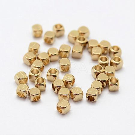 Brass Spacer Beads KK-P095-30-A-1