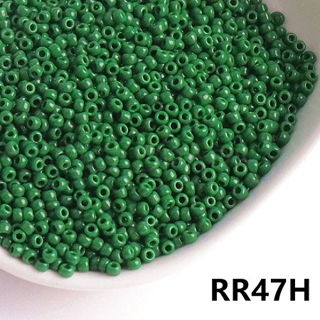 Opaque 11/0 Glass Seed Beads SEED-I013-2mm-RR47H-1
