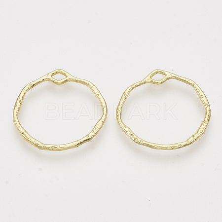 Alloy Open Back Bezel Pendants X-PALLOY-S121-82C-1