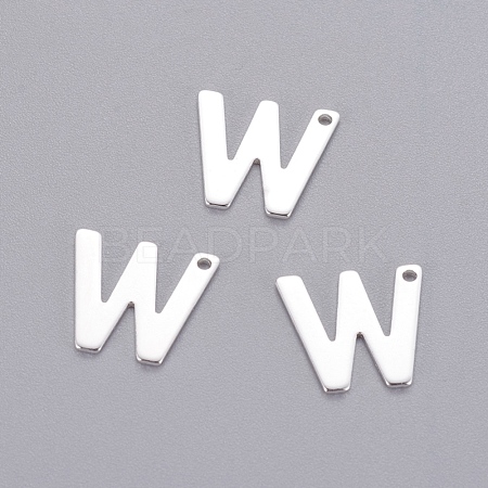 201 Stainless Steel Charms STAS-L232-007W-1