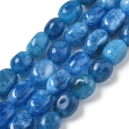 Dyed Natural Malaysia Jade Beads Strands G-P528-I13-01-1