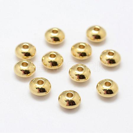 Brass Spacer Beads KK-P095-29-A-1