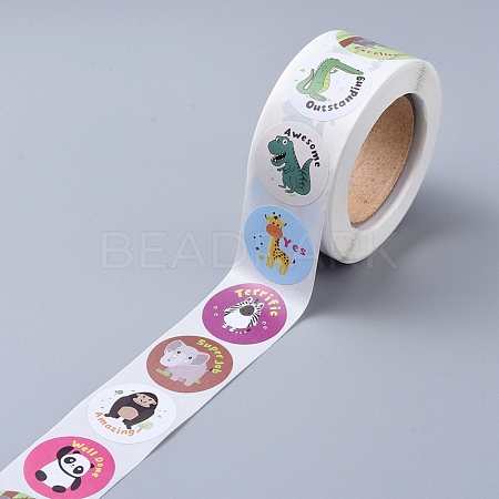 Self-Adhesive Paper Gift Tag Stickers DIY-E027-A-13-1