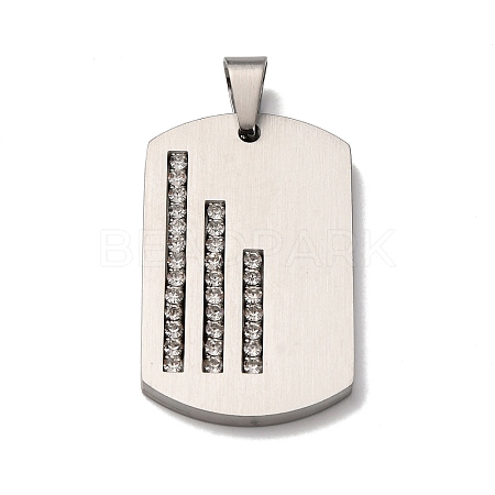 304 Stainless Steel Pendants STAS-F323-06P-1