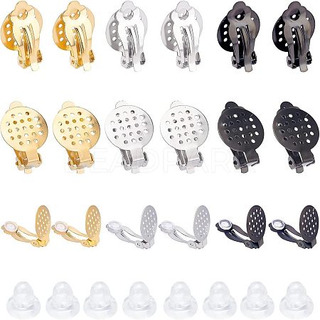 Unicraftale 304 Stainless Steel Clip-on Earring Findings STAS-UN0002-07-1