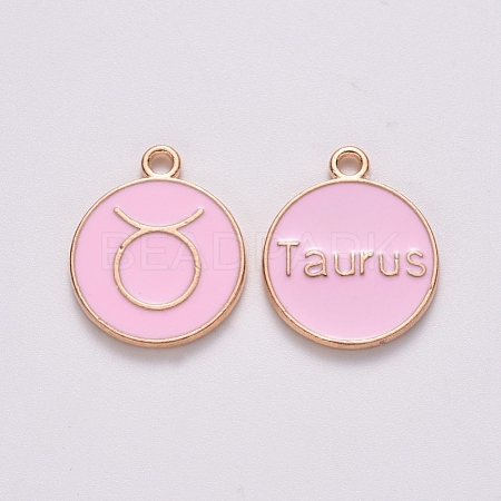 Alloy Enamel Pendants ENAM-S124-01B-09C-1