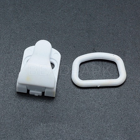 Eco-Friendly Sewable Plastic Clips and Rectangle Rings Sets KY-F011-06A-1