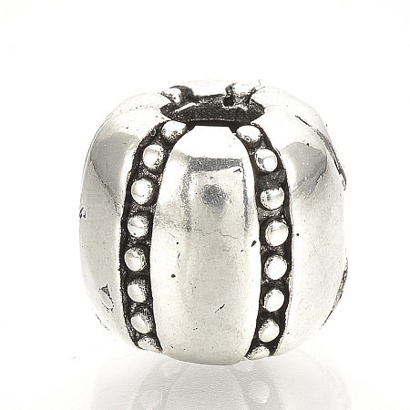 Alloy European Style Clasps PDLC-Q001-01-1