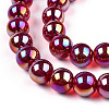 Electroplate Transparent Glass Beads Strands LS-GLAA-T032-T4mm-AB20-3