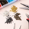 10.4G 4 Colors Brass Crimp Beads KK-YW0001-25-2