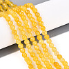 Dyed Natural White Jade Beads Strands G-T139-4mm-60-05-1