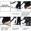 30 Sets Stainless Steel Peaked Cap Adjuster Kits FIND-BC0004-67AB-5