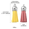 10Pcs 10 Style Faux Suede Tassel Pendant Decorations FIND-YW0001-96-4