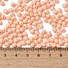 6/0 Opaque Baking Paint Glass Seed Beads SEED-M012-02A-18-4