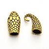 Tibetan Style Alloy Hook and Snake Head Clasps TIBE-N011-040AG-RS-2