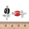 Alloy Enamel Rhinestone Pendants FIND-L024-19P-3