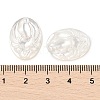 Natural White Shell Carved Cabochons SSHEL-I026-22A-3