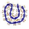 Autumn Theme Handmade Lampwork Beads Strands LAMP-Q031-017A-2