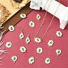 24Pcs 8 Styles Alloy & Resin Connector Charms RESI-CJ0004-97-6