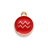Alloy Enamel Pendants ENAM-S124-01B-07J-2