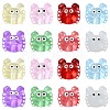 16Pcs 8 Colors Glass Beads Strands LAMP-CJ0002-06-1