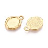 304 Stainless Steel Pendant Cabochon Settings X-STAS-T067-11G-2