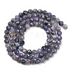 Natural Tanzanite Beads Strands G-C255-A01-4mm-3