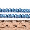 Electroplate Opaque Glass Beads Strands GLAA-T032-P4mm-AB13-01-3