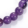 Buddha Head Gemstone Beaded Stretch Bracelets BJEW-JB01864-01-3