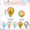 10Pcs 5 Styles Transparent Handmade Blown Glass Globe Beads GLAA-YW0005-75-3