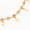 Star & Safety Pin Shape Pendant Necklaces Sets NJEW-JN03137-01-4