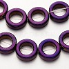 Electroplate Non-magnetic Synthetic Hematite Beads Strands G-F300-04-04-1